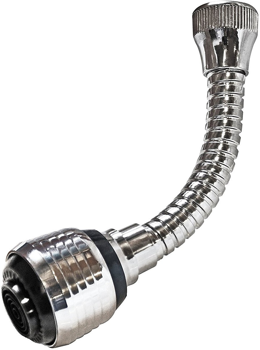 gadget hero's Turbo Flex 360° Instant Hands Free Faucet Extender Swivel Spray Faucet Nozzle image 1
