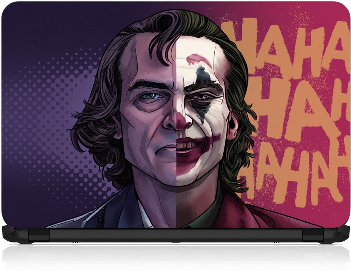 Flipkart SmartBuy HD Printed Laptop Skin Sticker Vinyl - FKSBLS Joker Joaquin Phoenix Vinyl Laptop Decal 15.6-image-32