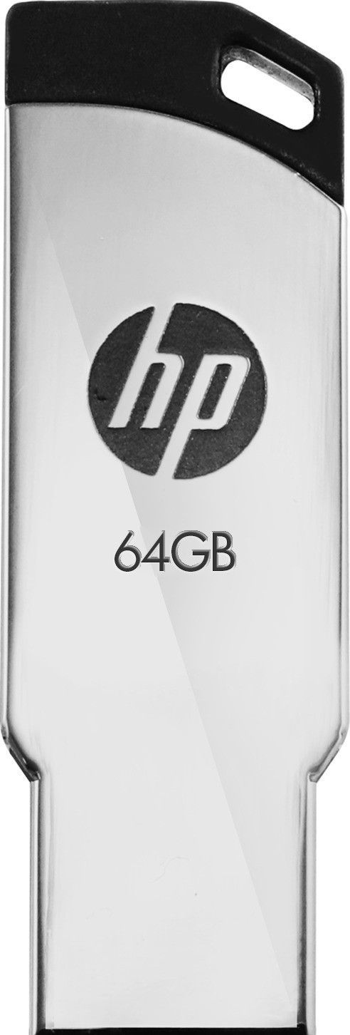 HP V236w 64 GB Pen Drive Compatible with Audio Player, Desktop Computer, Gaming Console, Laptop, Mobile, Netbook, Tablet, Television USB 2.0 Metal Case