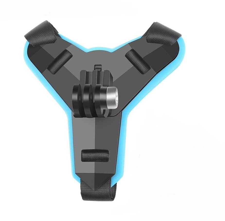 SHOPEE Camera Motorcycle Helmet Chin Mount for GoPro 9 Black, 8,7,6, 5 Session, Insta360 One R and Other Similar Action Camera Strap-picture-23