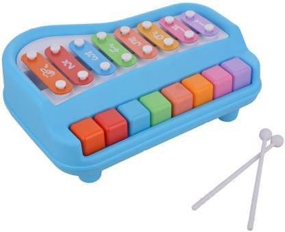 4 toyz 2 In 1 Piano Xylophone for Kids, Educational Musical Instruments Toyset for Babies, Toddlers Preschoolers, 8 Key Scales in Clear and Crisp Tones with Music Cards Songbook.-image-36