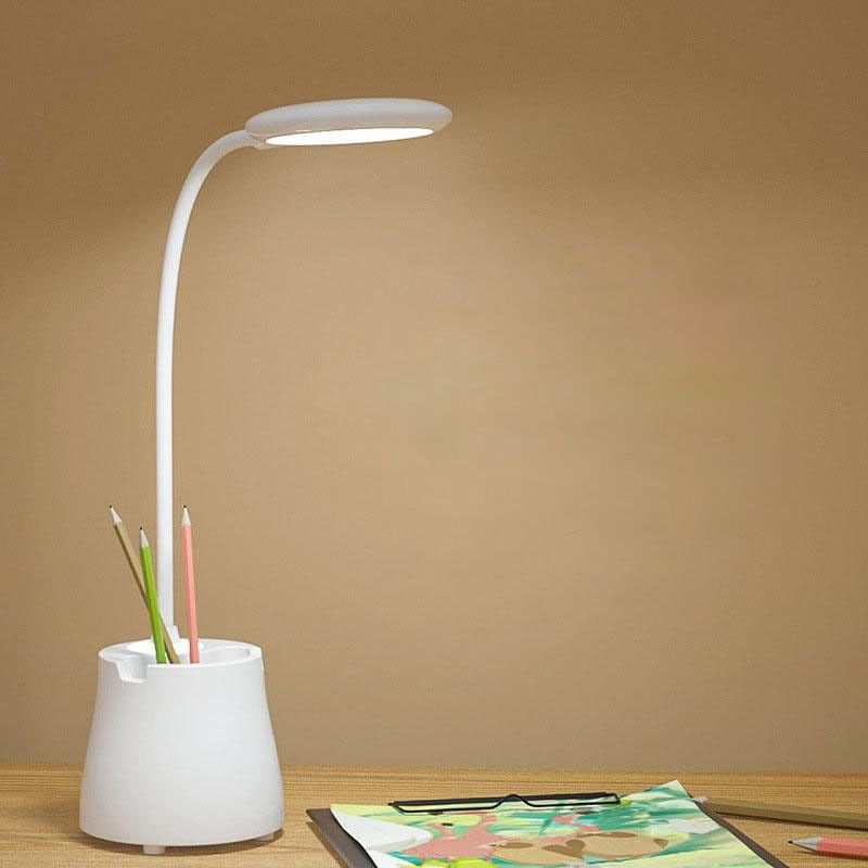 firstlike Desk Light with 3 Shades Touch Control Light Advanced Pen and Mobile Holder Design Study Lamp-picture-36
