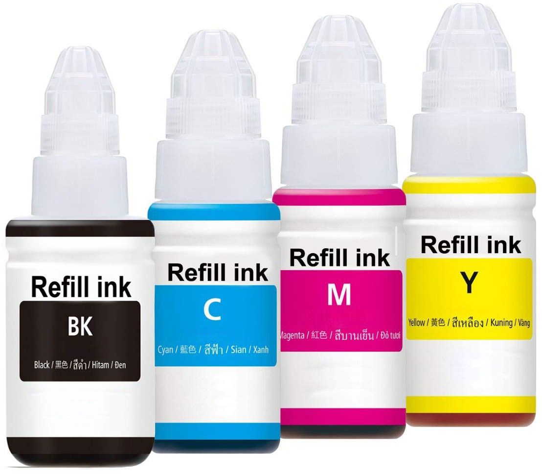 Refill Ink premium quality reffil ink Black + Tri Color Combo Pack Ink Cartridge-image-17