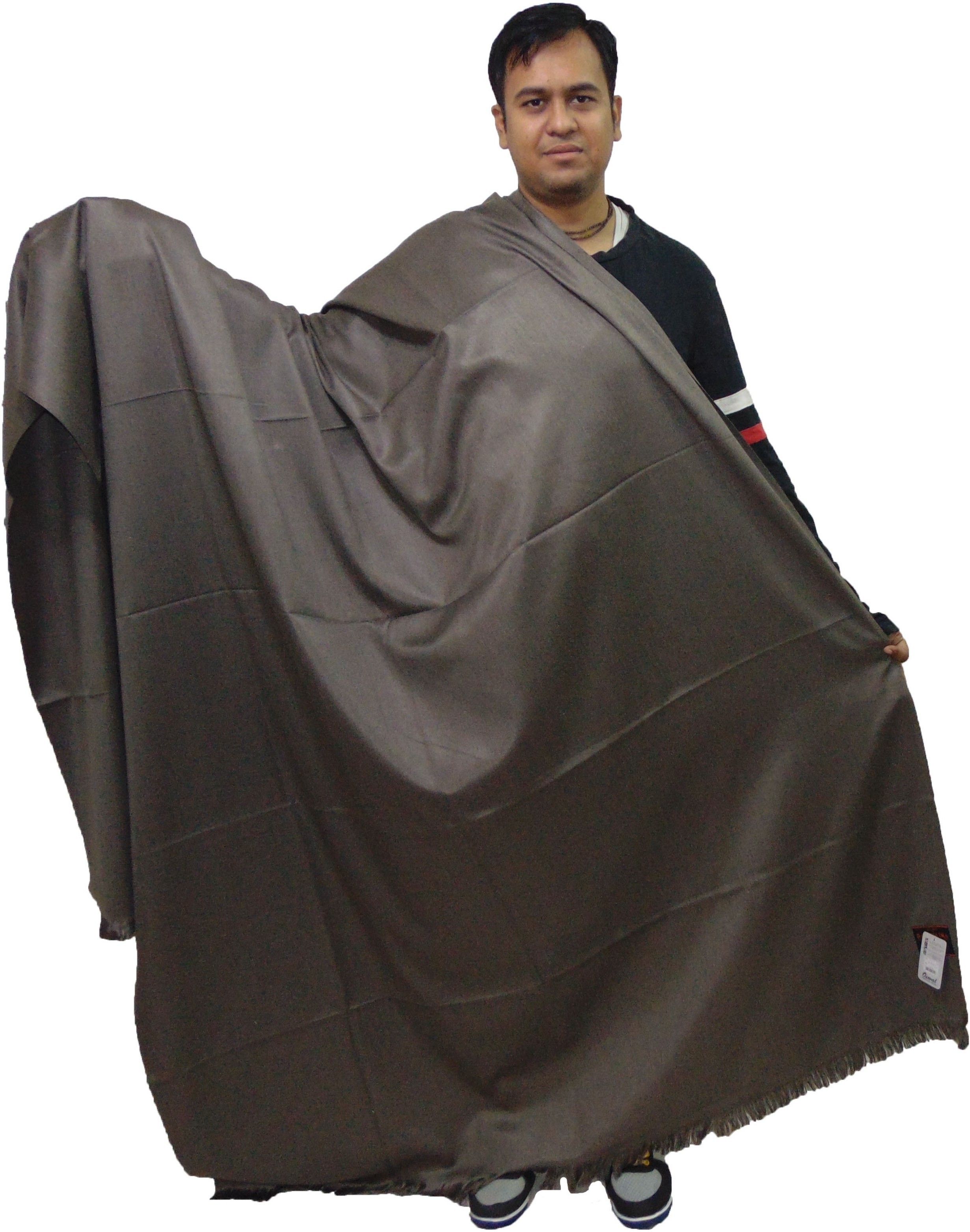 Vrinde Wool Solid Men Shawl