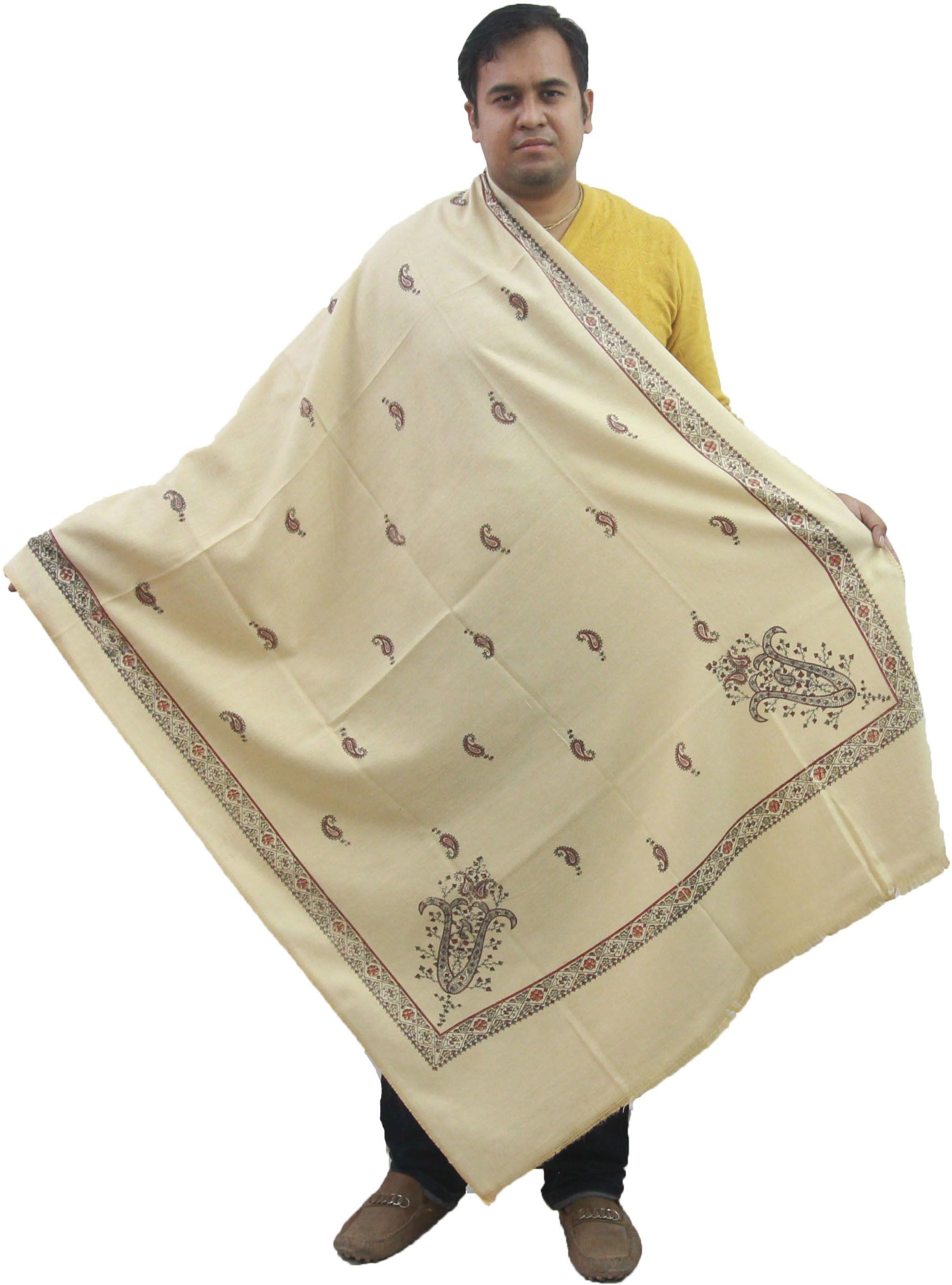 e mall Wool Embroidered Men Shawl-picture-25