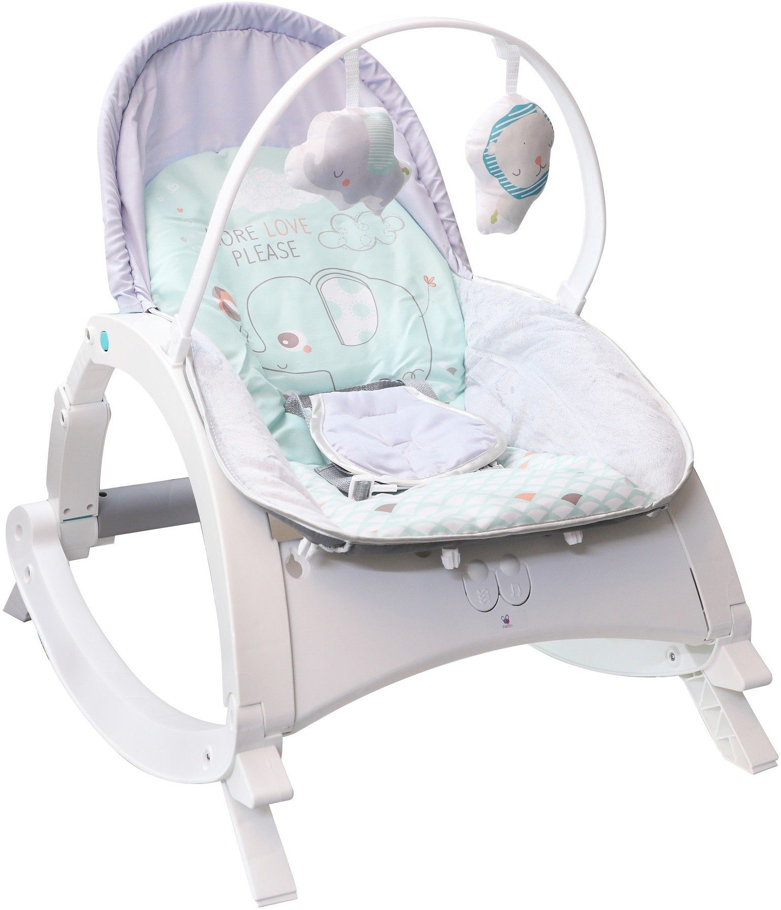 Newborn to Toddler Chair with Music and Vibration Function, Adjustable Mode, Rocker