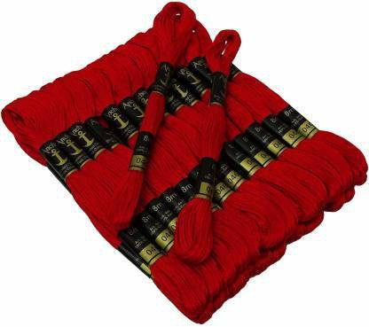 royal villa DARK RED Thread image 1