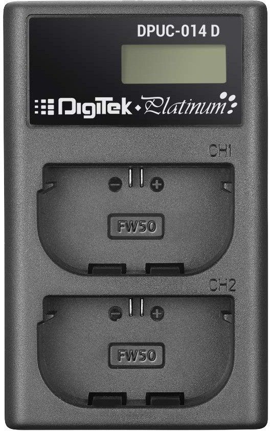 DIGITEK Platinum Charger DPUC 014S (LCD MU) FW50 for FW50 BatteryCamera Battery Charger