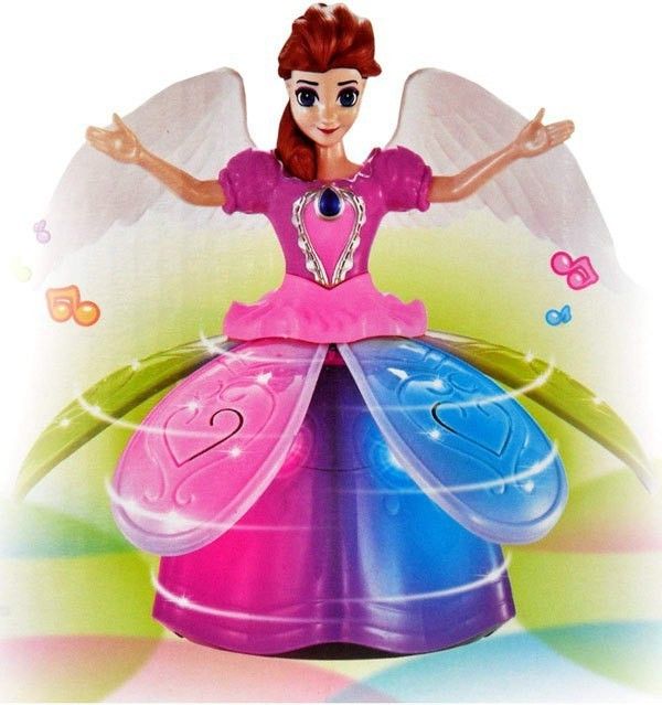 Hot Sale Dancing Princess Doll Elsa Anna Doll |Wings Action Figure Rotating Light Music Model Dolls For Kids Learning & Educational Toy-image-23