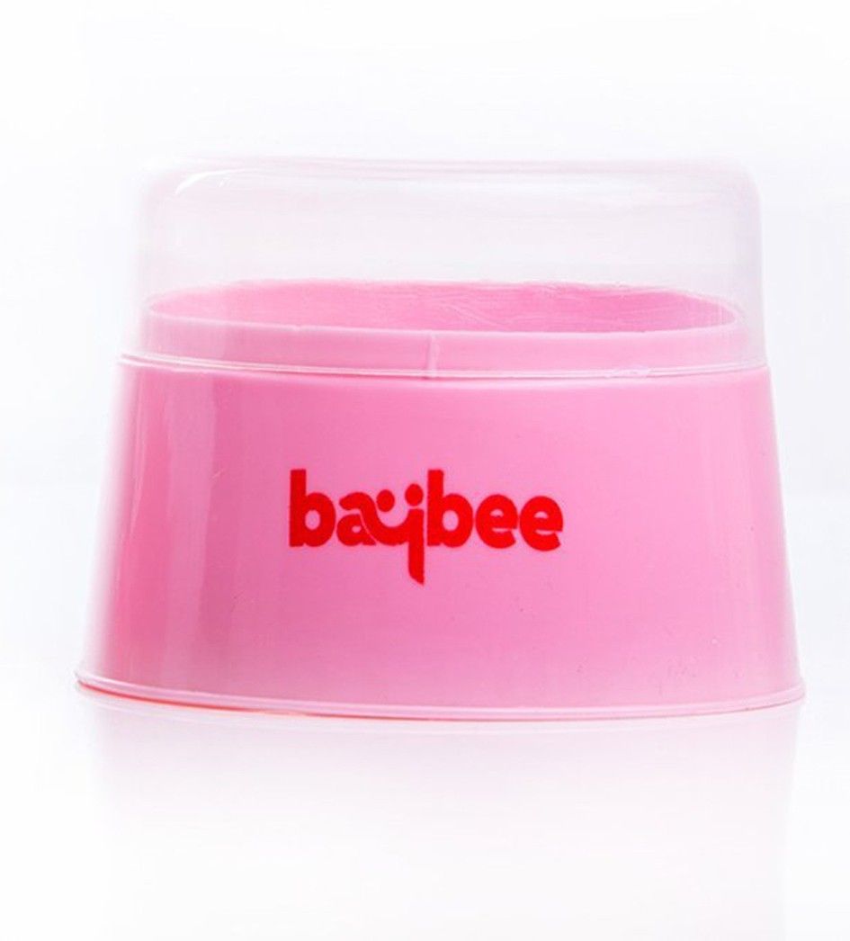 Soft Face Body Cosmetic Powder Puff Sponge Box Case Container