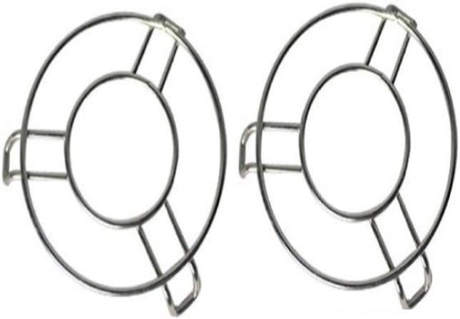 Resistant Hot Pan/Pot Stand Mat mirror Trivet Mirror Trivet Pack Of 2 silver Trivet-image-44