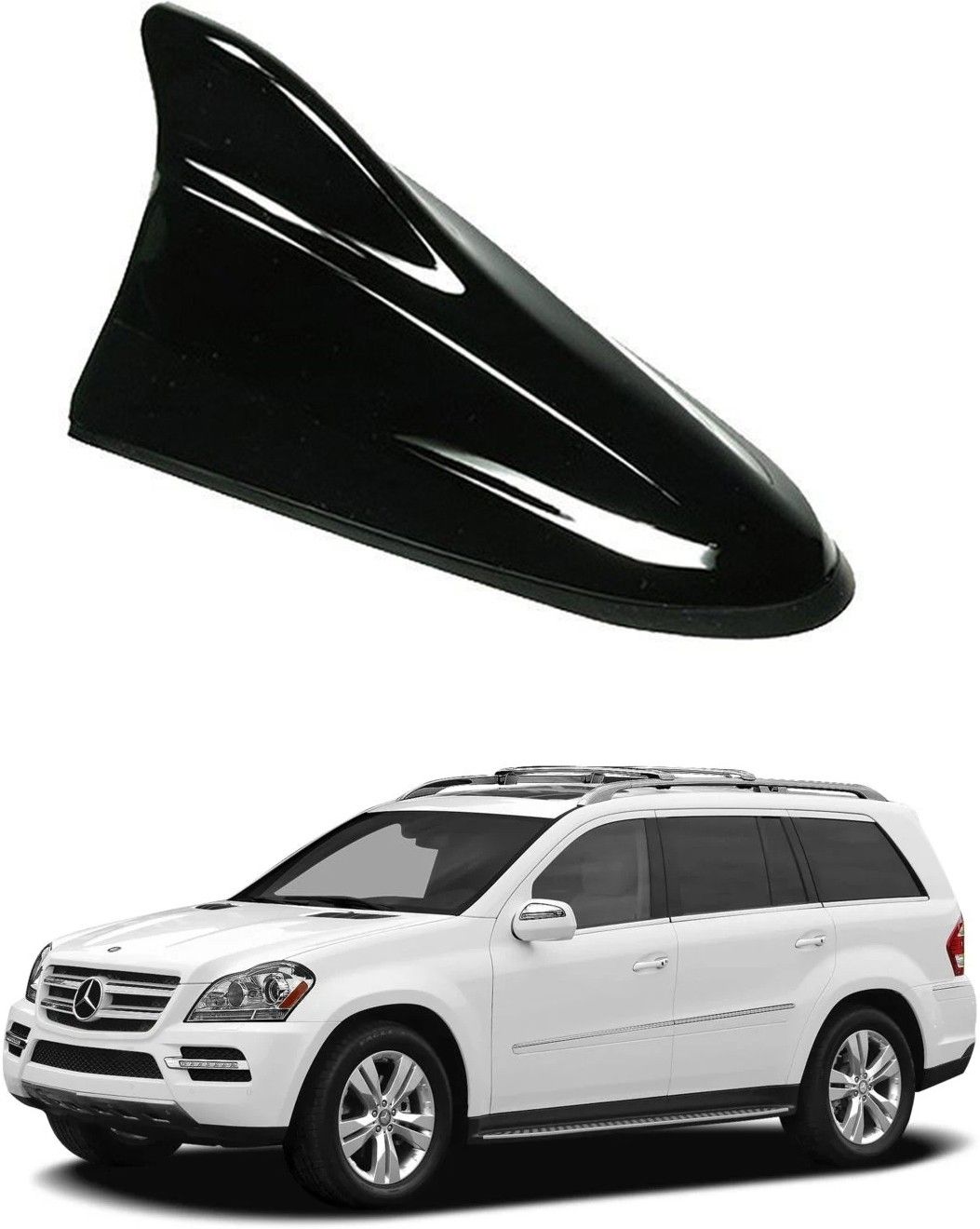 Black Shark Fin Replacement Signal (AM/FM)Receiver Antenna For Mercedes-Benz Gl/Gls Hidden Vehicle Antenna-image-18