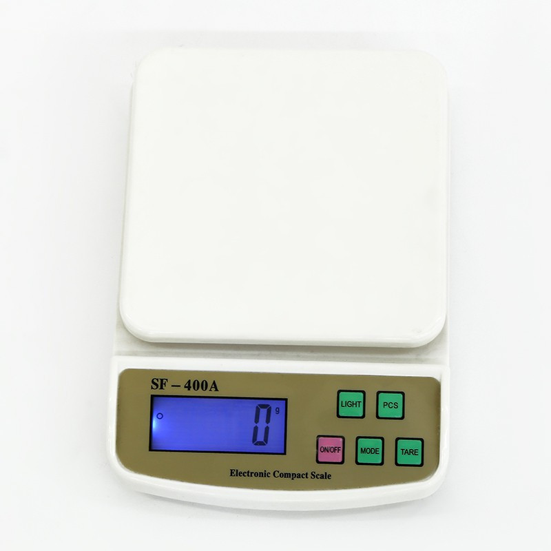 RTB Digital 10kg x 1g Kitchen Scale Balance Multi-purpose weight measuring machine,Weighing scale,Weight Machine for Kitchen,Electronic Kitchen Digital Weighing Scale Weighing Scale (White) (WITHOUT ADAPTOR) Weighing Scale image 1