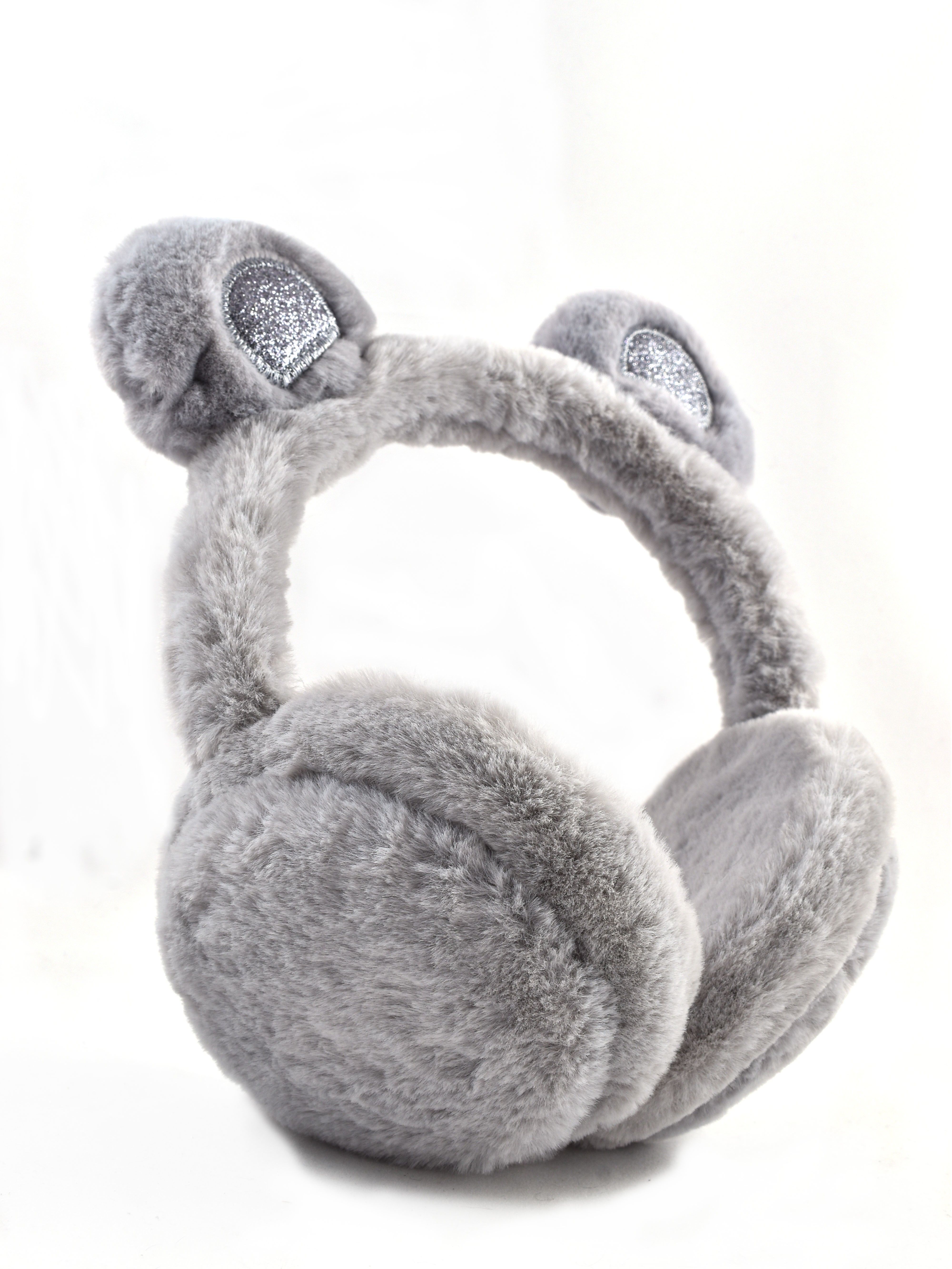 divom Latest Style Cute Winter & Outdoor Adjustable Ear Muffs Ear Warmer Bear Style for Girls and Women Ear Muff-picture-20