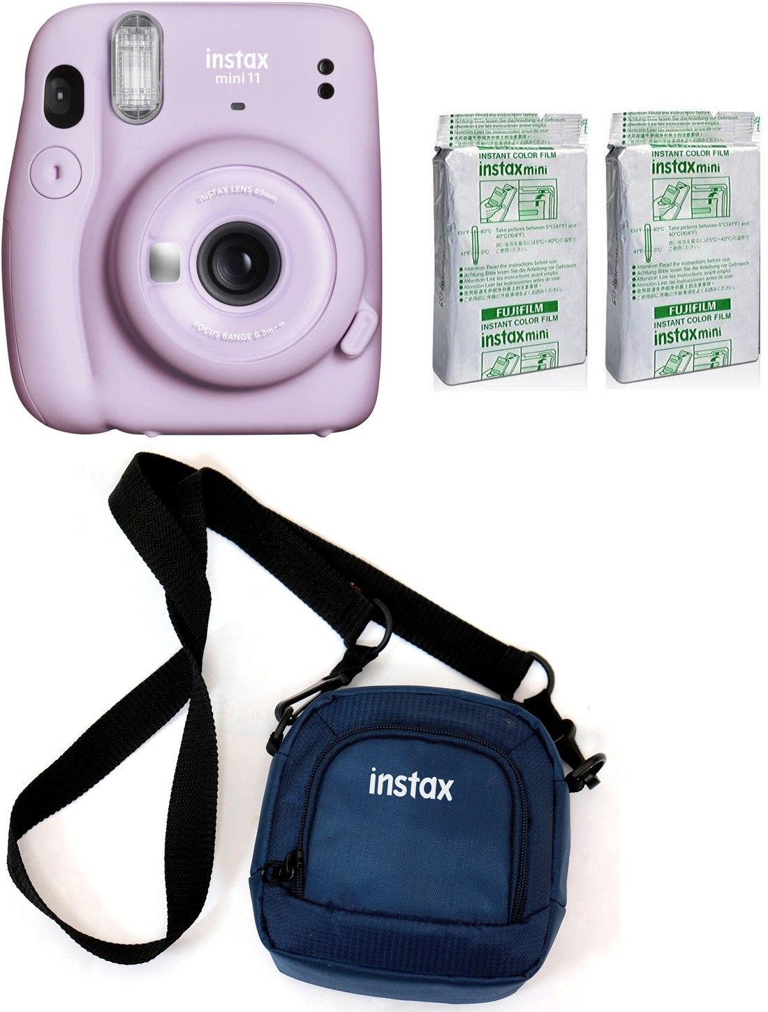 FUJIFILM Instax Mini 11 Mini 11 Lilac Purple with 20 Shots film and pouch Instant Camera-picture-25