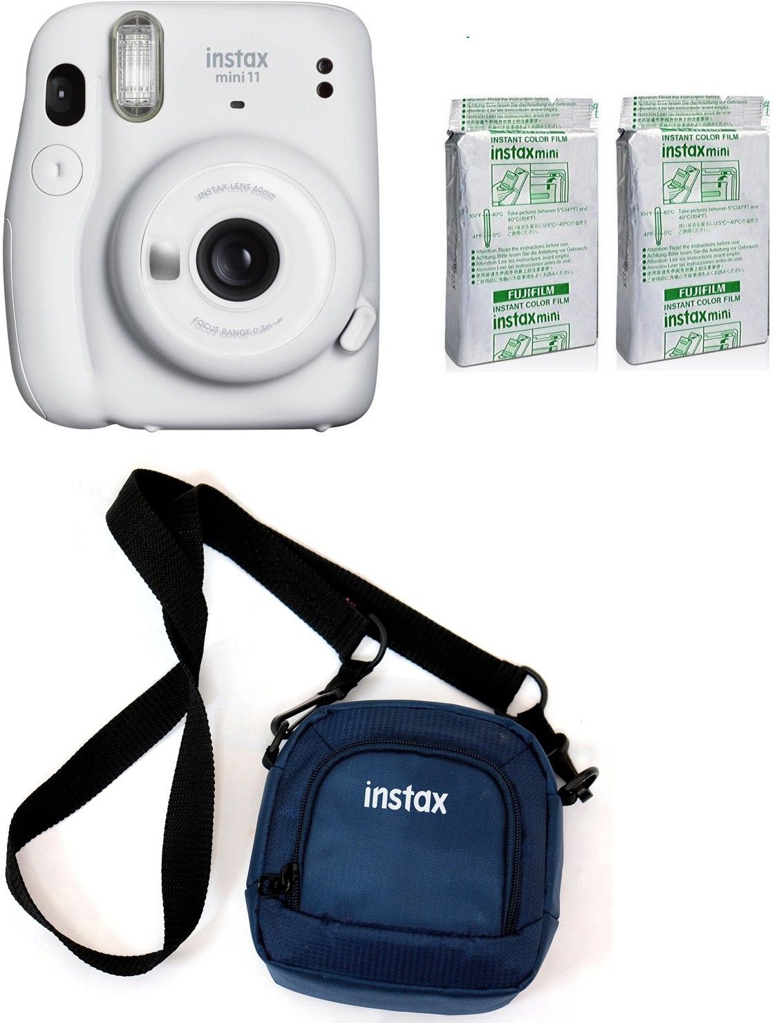 FUJIFILM Instax Mini 11 Instax Mini 11 Ice white with 20 Shot film and Pouch Instant Camera-picture-35