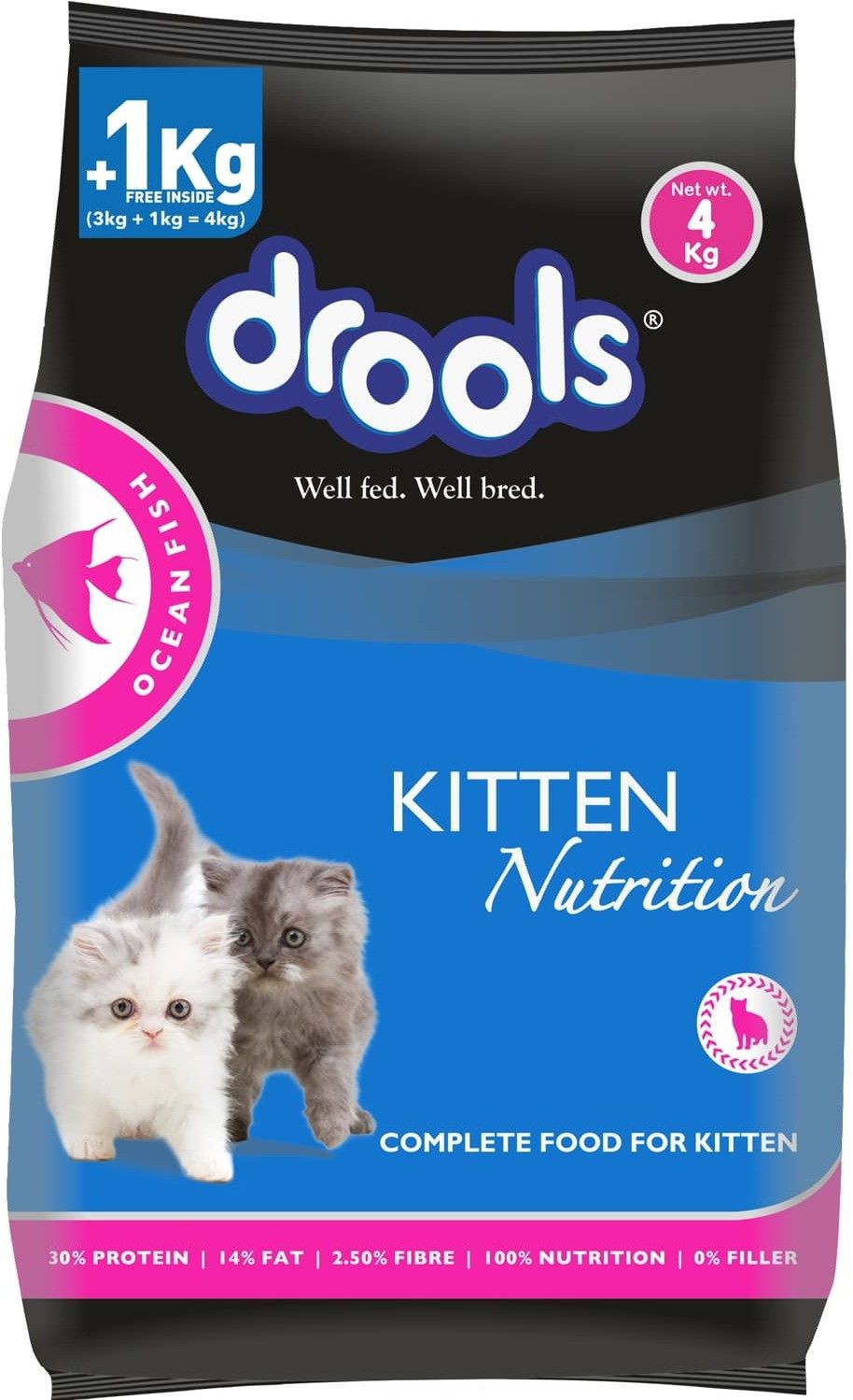 drools Ocean Fish 4 kg Dry Young Cat Food-picture-19