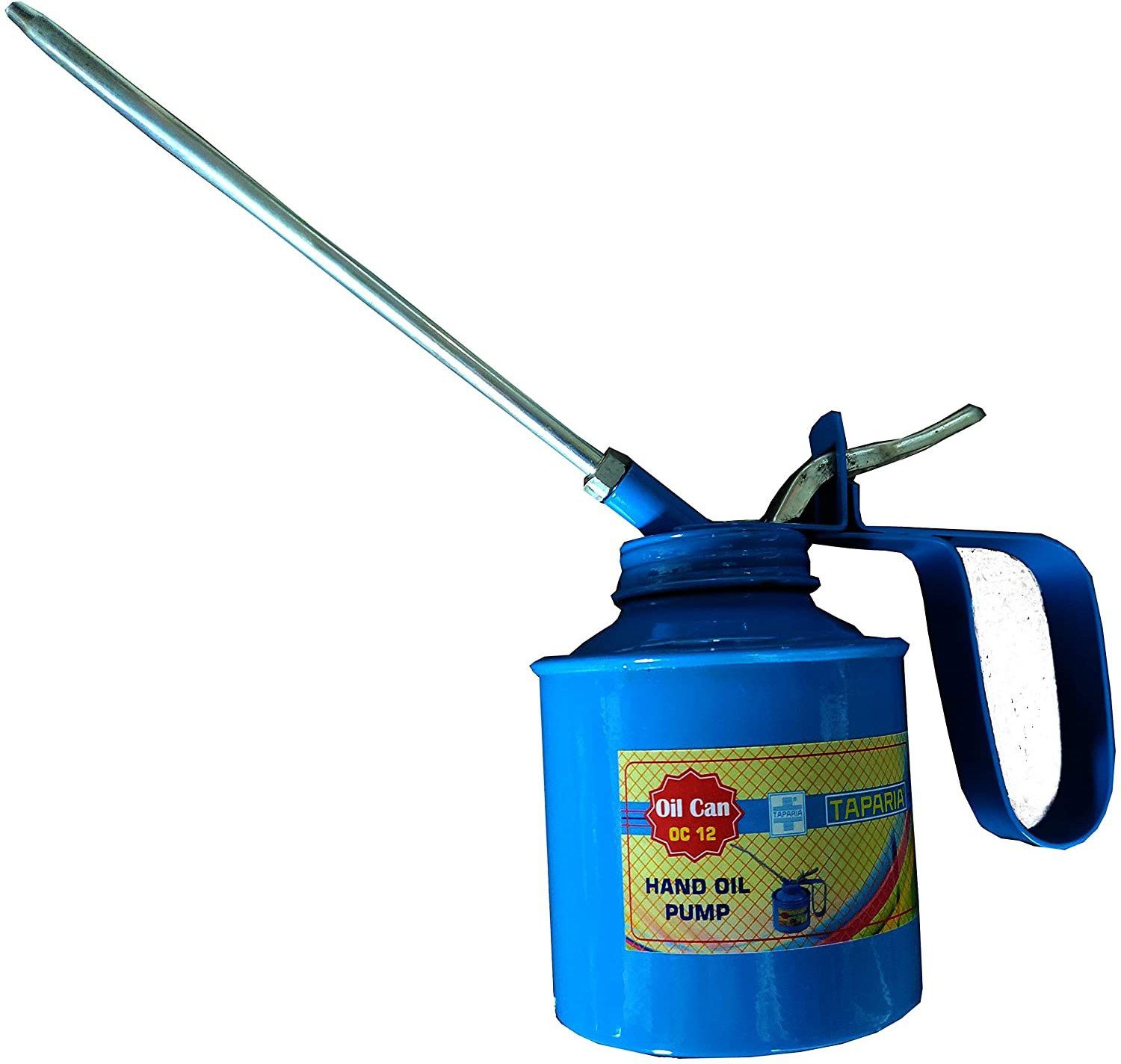 taparia Metal Oil Can (Blue)(OC-12) Pack of 2 Manual Pump-picture-18
