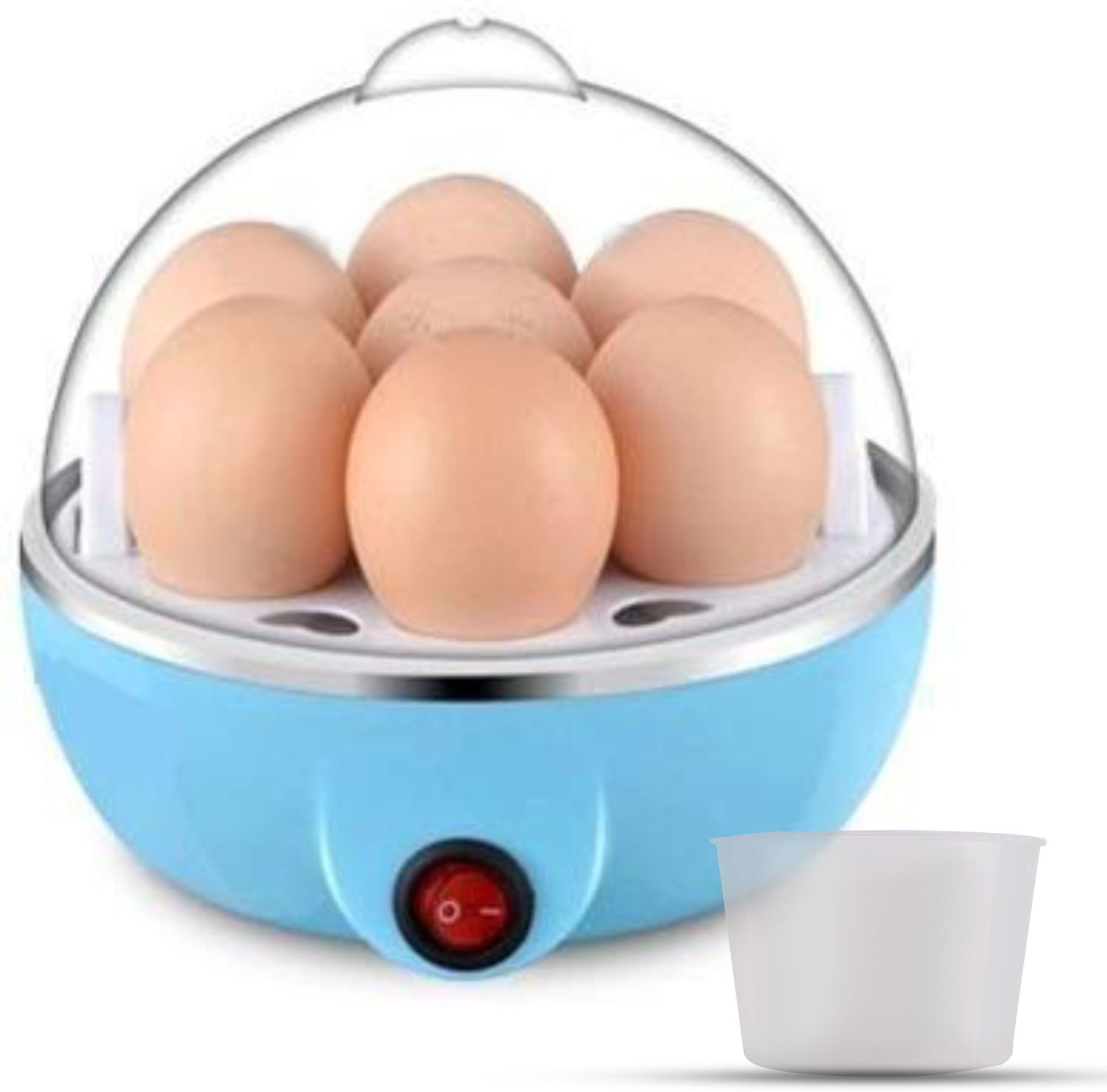 Upgraded Quality Electric Egg Boiler 7 Eggs Boiler Egg Incubator Egg Cooker-image-38