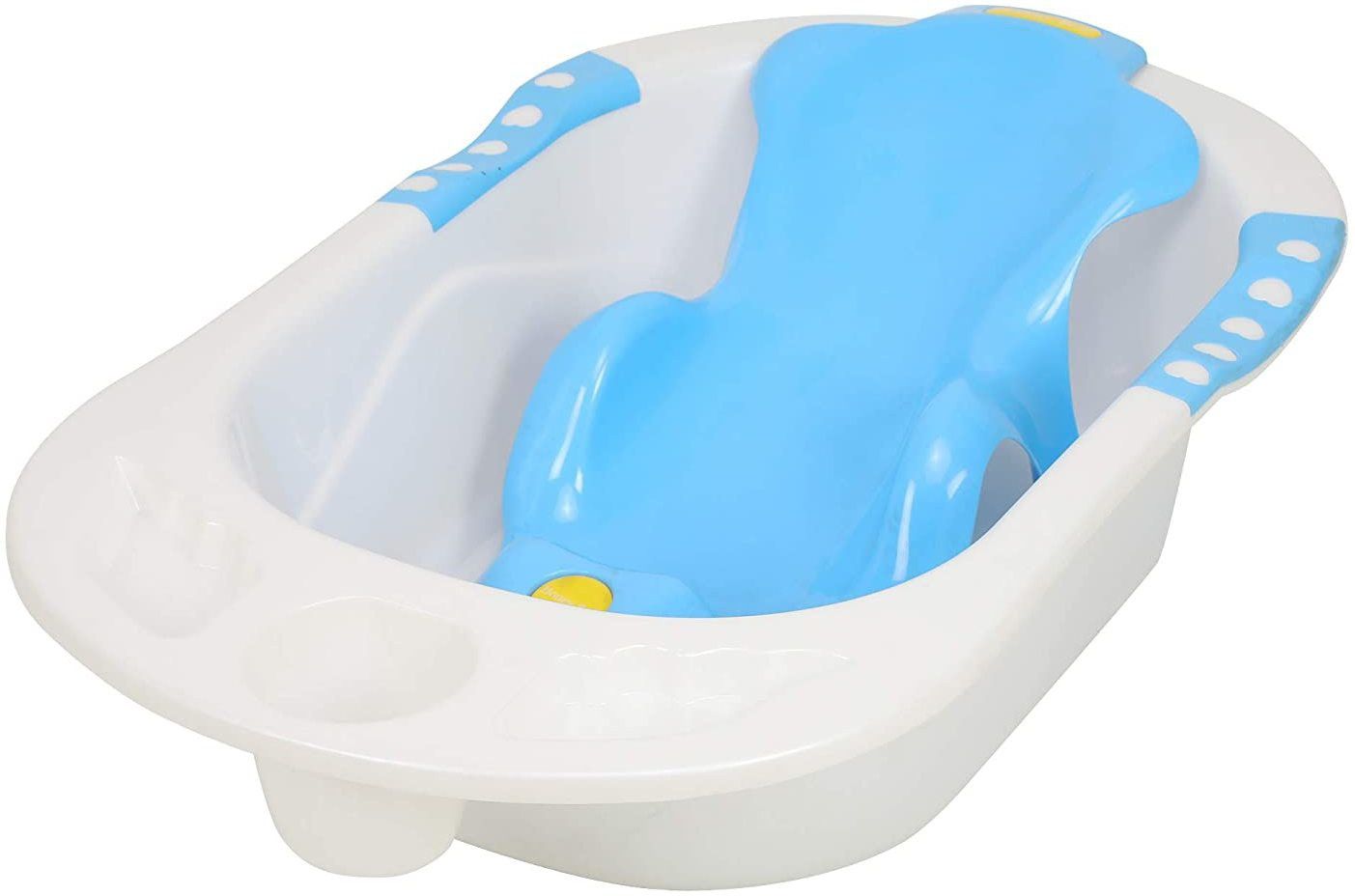Plastic Bath Tub with Toddler Sling Seat-image-41