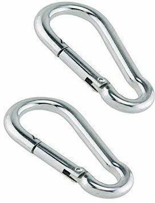 Stainless Steel Spring Snap Hook Carabiner Clip Pair For Cable Machines Locking Carabiner-image-33
