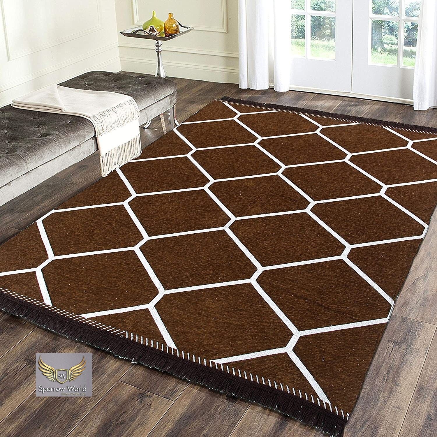 sparrow world Brown Chenille Carpet-picture-10