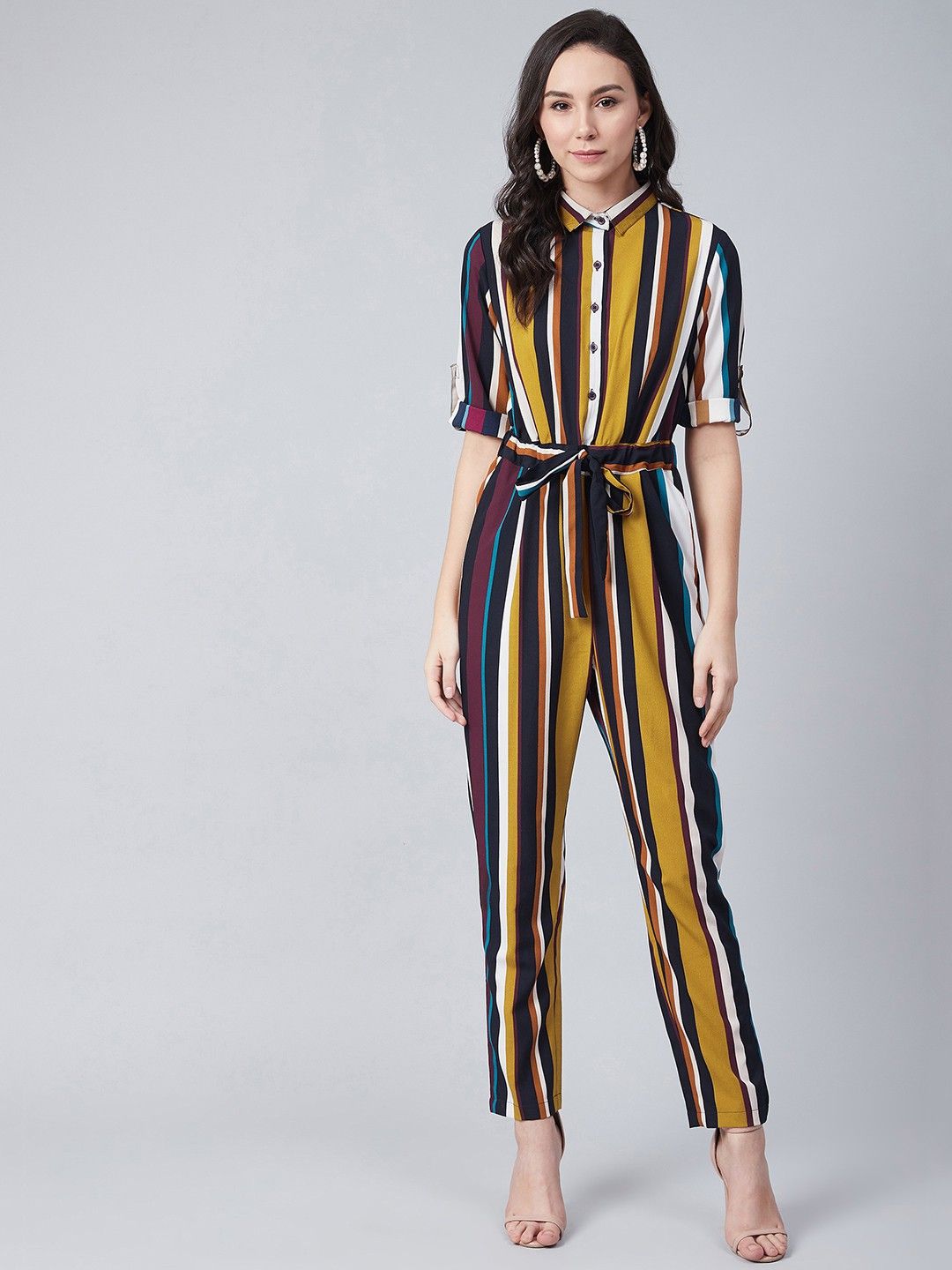 rare Striped Women Jumpsuit-picture-14