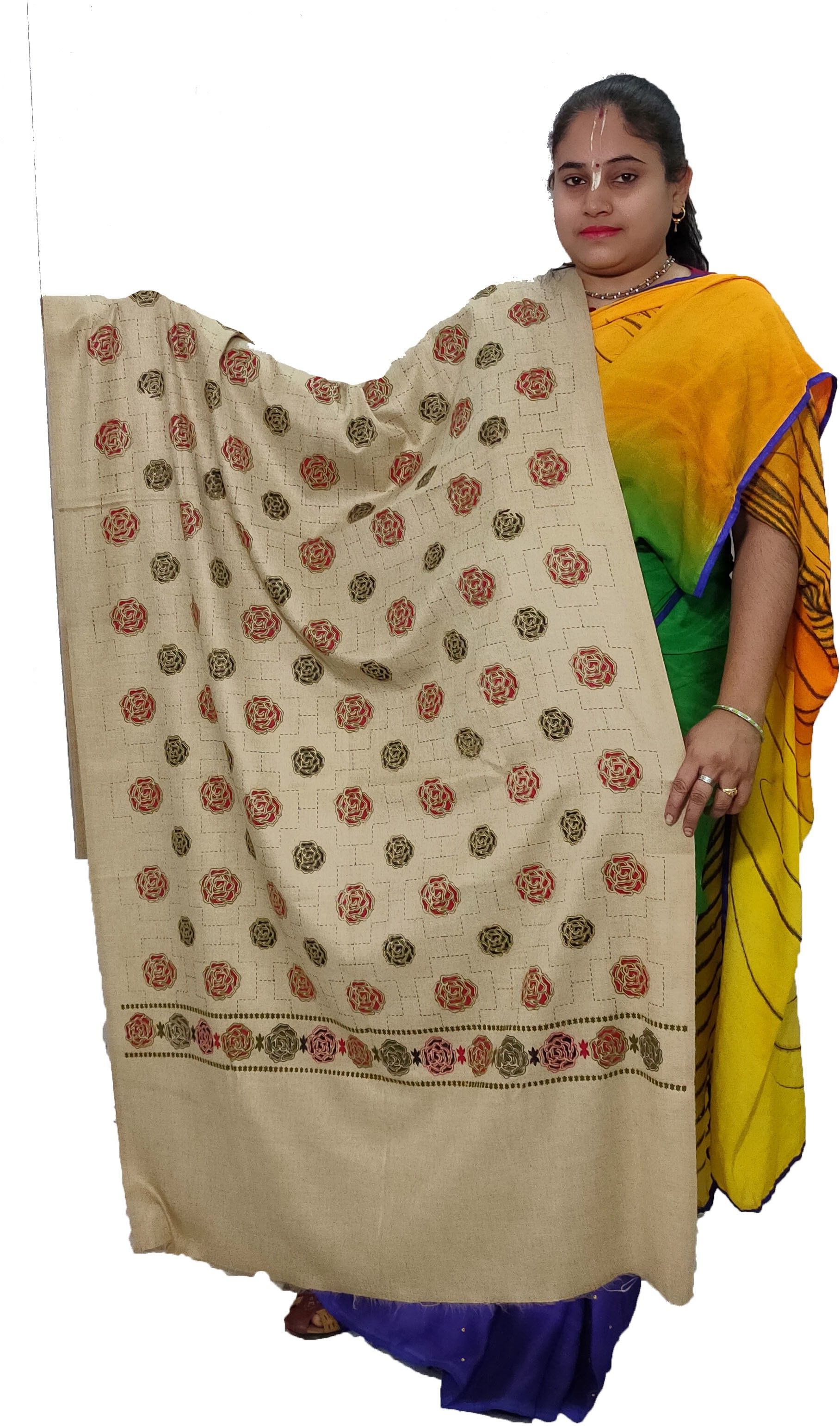 Vrinde Wool Printed Women, Men Shawl-picture-13