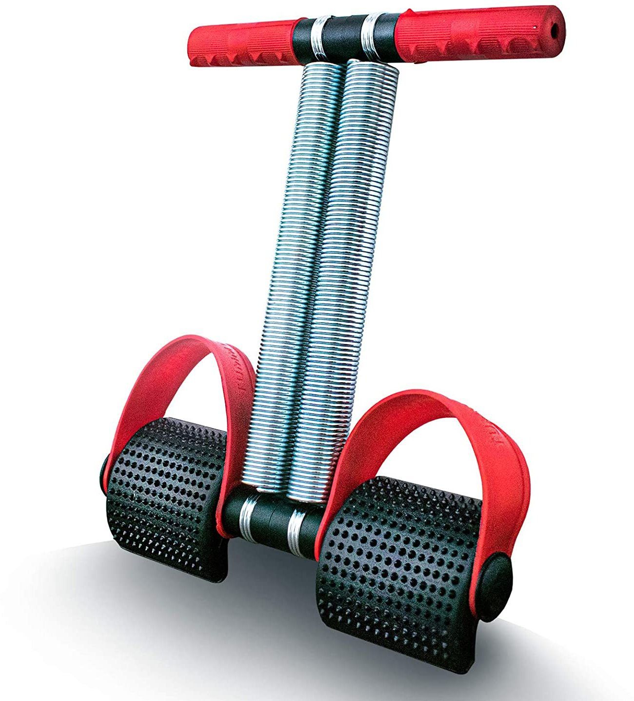 osho enterprise Double Spring Tummy Trimmer Abs Exerciser Body Toner Fat Buster Ab Exerciser (Red) Ab Exerciser-picture-5