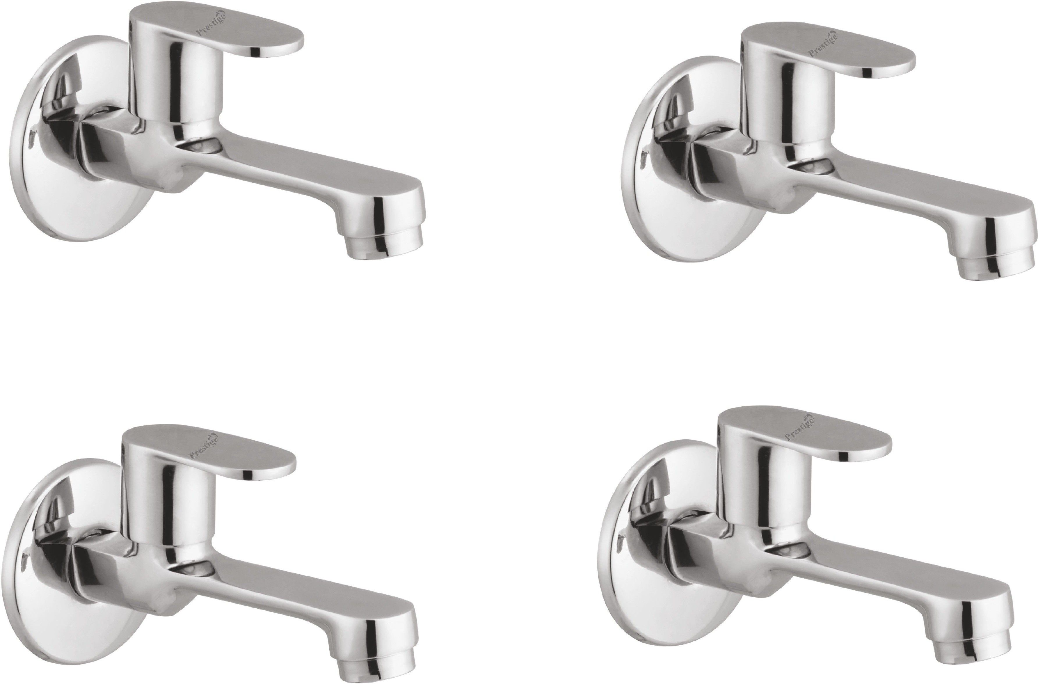 Ocean Long Body-Pack Of 4 Chrome Silver platet Tap Faucet Bib Cock Angle Cock Pillar Tap Bathroom Tap Angle Cock Faucet Bib Tap Faucet-image-24