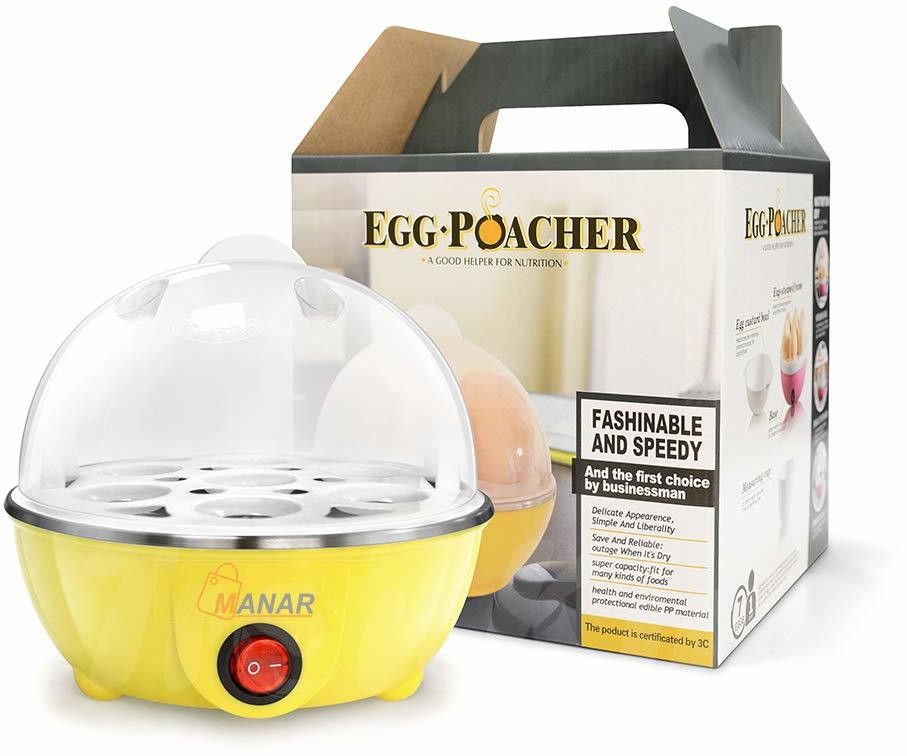 pratyang Egg Cooker, Egg Boiler, Egg Poacher Electric, Egg Steamer (Multicolor) 821 Egg Boiler 7 Egg Single layer 821 Egg Cooker-picture-13