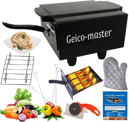 2000W Exclusive Medium size (14 Inches) Combo Best Electric Tandoor With Non Stick Trey Electric Tandoor