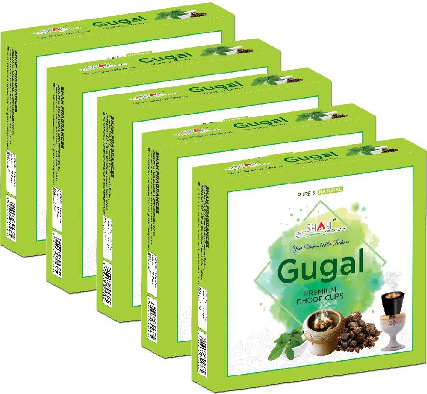 shah fragrances Gugal Cup Dhoops (pack of 5)(12 cups*5 packs) Gugal-picture-27