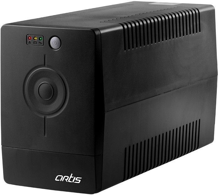 artis PS-1000Eco 1000VA (1KVA) 1000VA 230 V Line-interactive Tower Model UPS with Overload Protection 3 Outlet Plugs