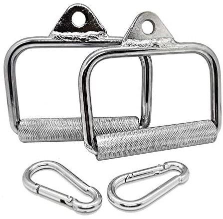 Special D Handle for Large Fitness Equipment, Professional Cable Machine Handle Multi-training Bar-image-45