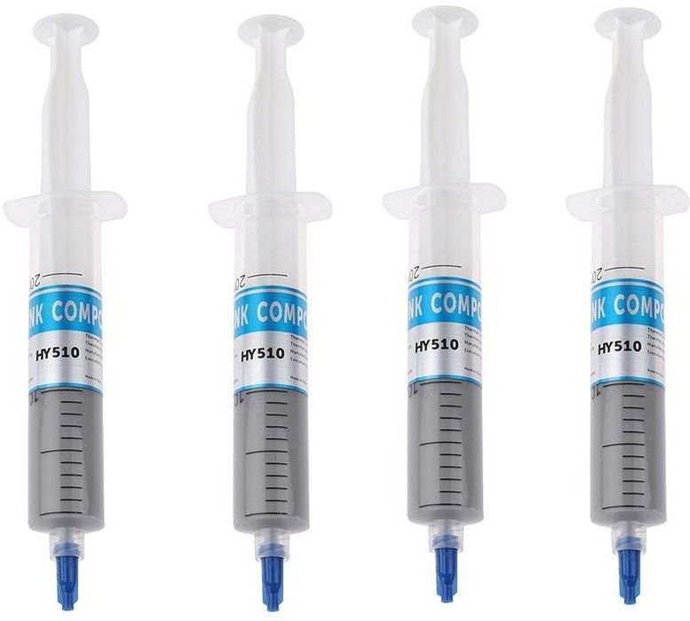 Etake (Pack of 4) 30 g Grey Heat Sink Compound Thermal Silicone Conductive Grease Paste for PC CPU GPU Chipset Carbon Based Thermal Paste Carbon Based Thermal Paste-image-13