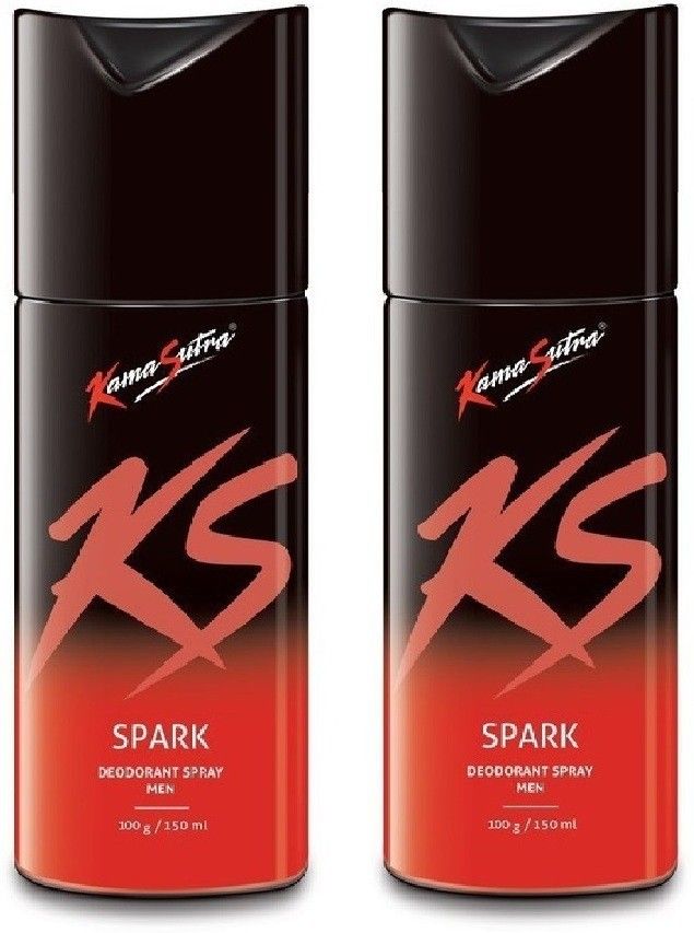 kamasutra Spark pack of 2 Deodorant Spray - For Men-picture-34