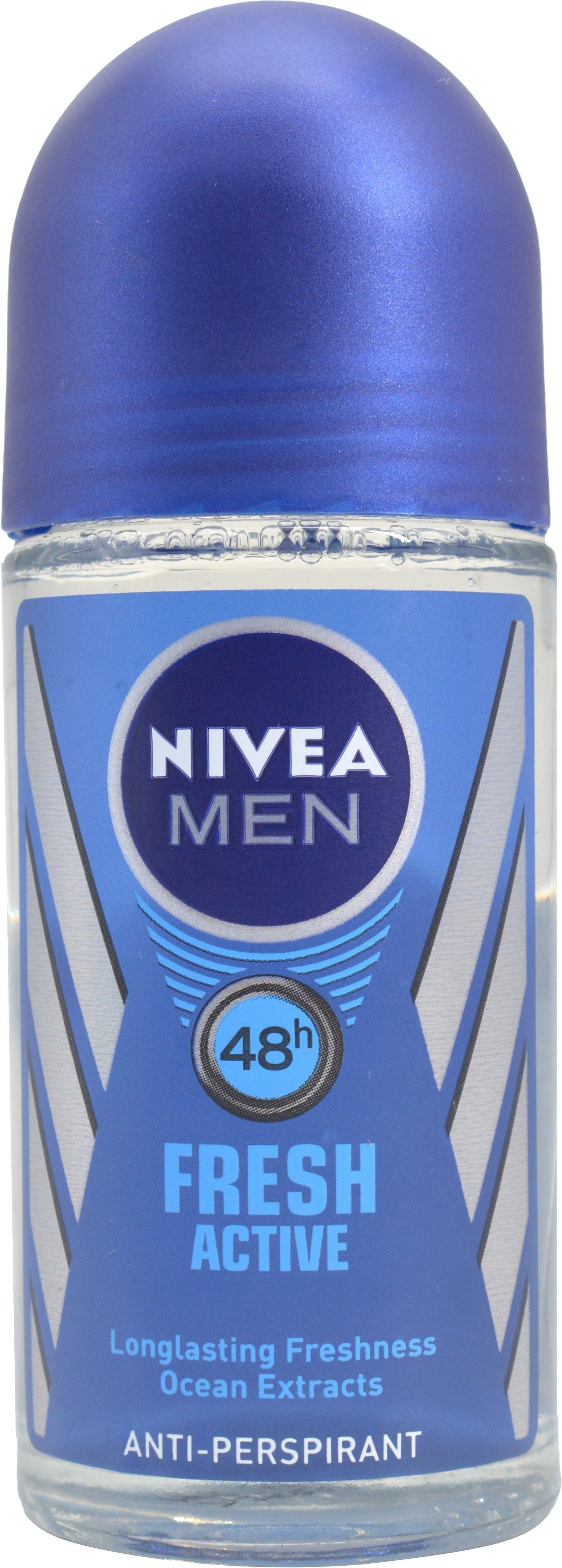 Men Fresh Active, Ocean Extracts Anti-Perspirant- 50ml Deodorant Roll-on - For Men-image-1