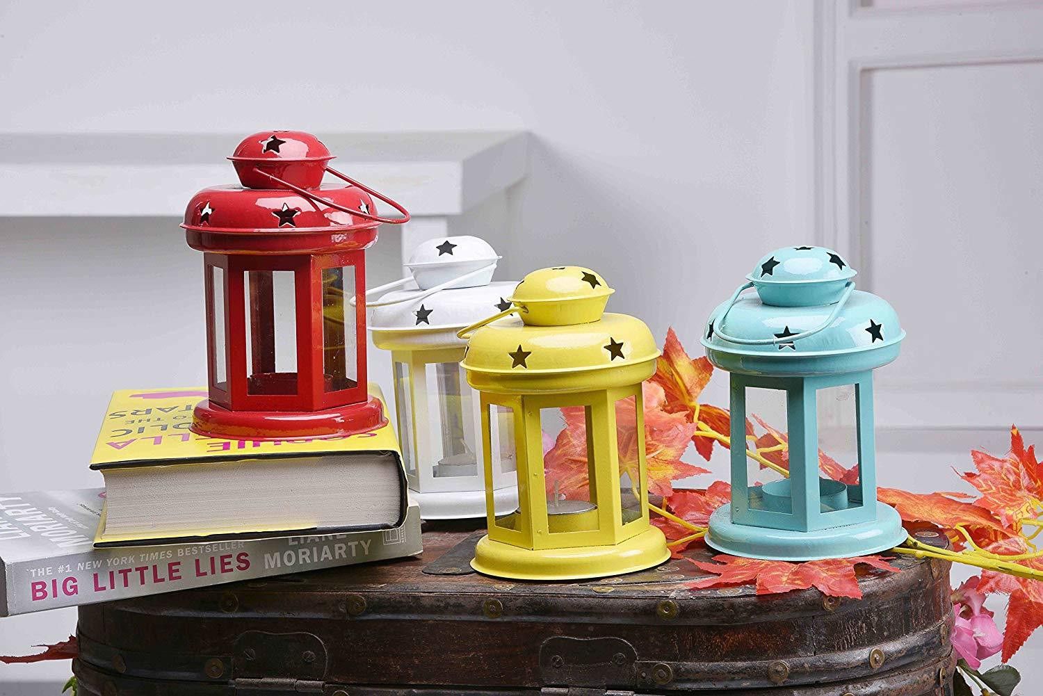 Multicolor Iron Hanging Lantern-image-13
