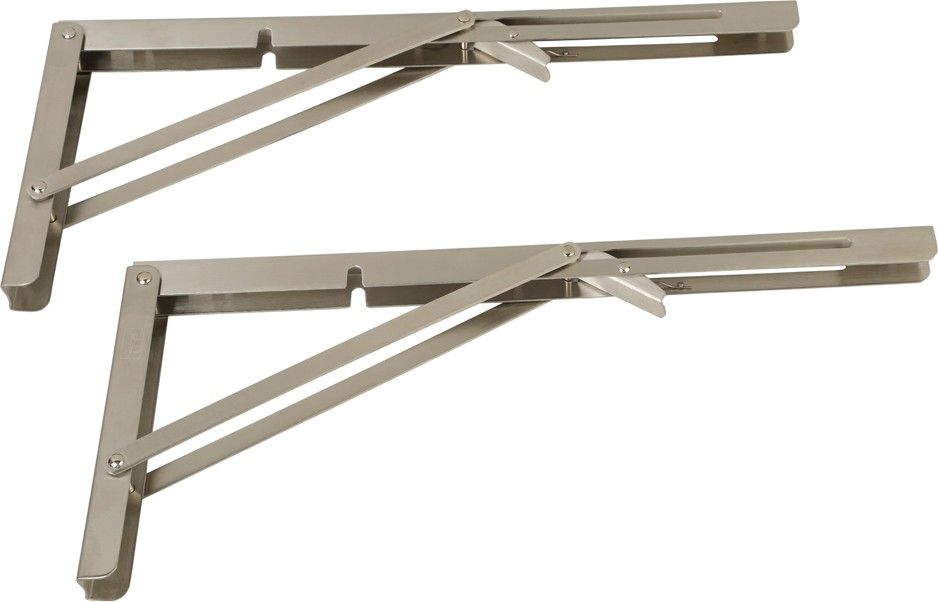 Premium Heavy Duty Stainless Steel Folding Table Bracket for Fold Down Table with Load Capacity - 100Kg - Size 14 Inches - BTB-14-SS Arm Length-35 CM Shelf Bracket-image-32