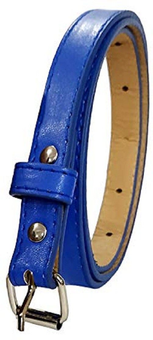 Women Blue Artificial Leather Belt-image-35
