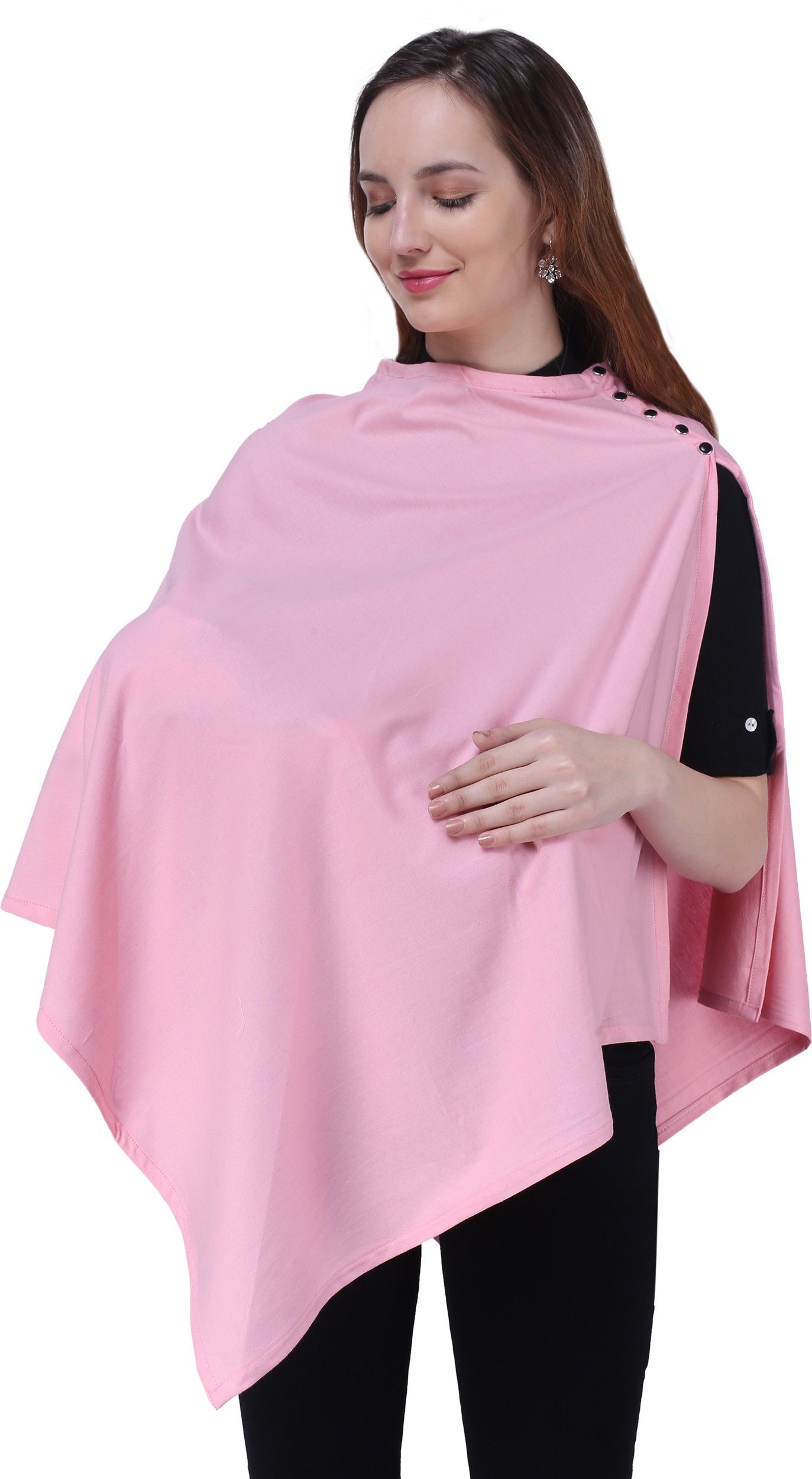 Breastfeeding Cover for Mother and Nursing Cover for Breastfeeding Mother, Natural Soft Cotton Feeding Cloak