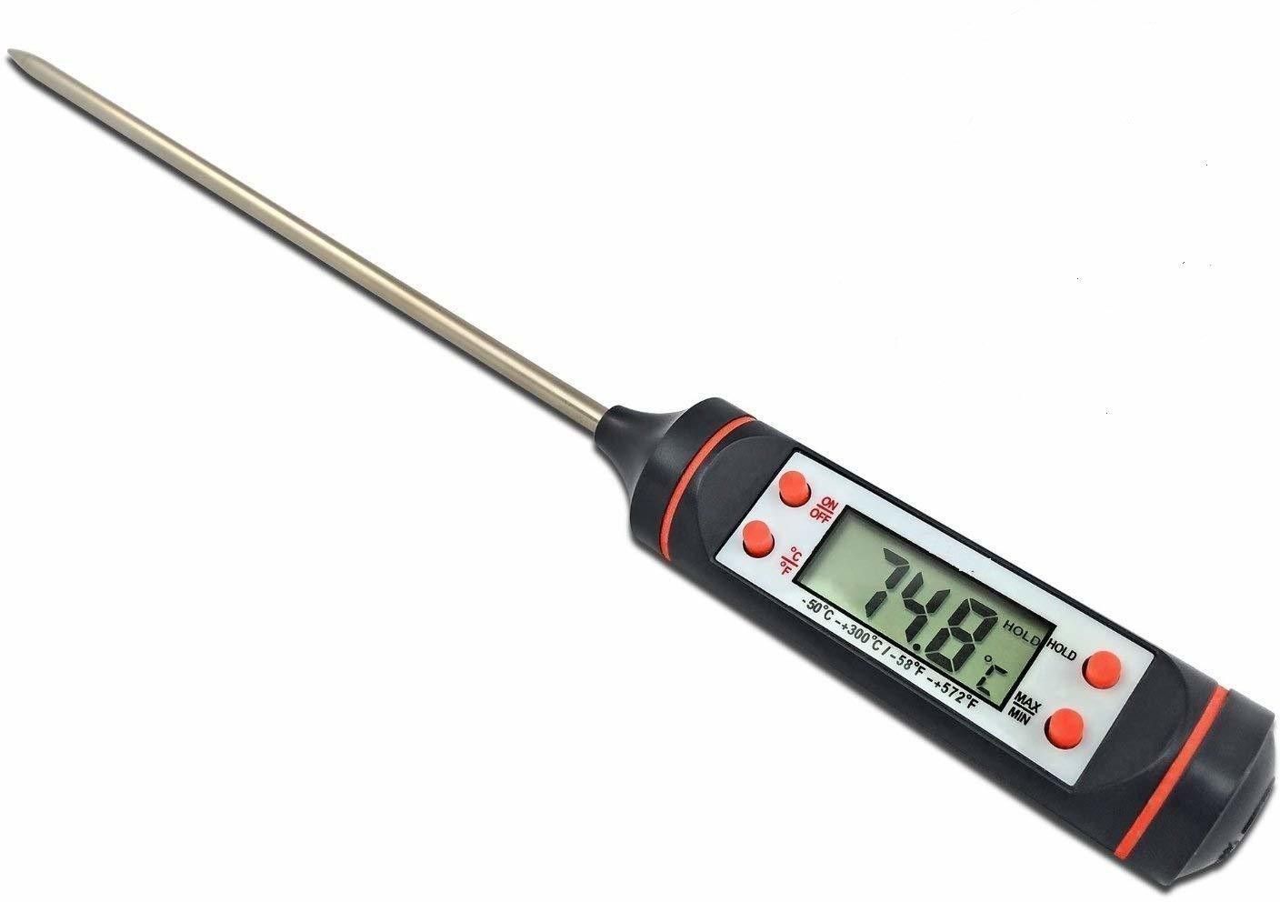 Digital Lcd Cooking Food Meat Probe Kitchen BQB Thermometer Temperature Test Pen Digital Laboratory Refractometer