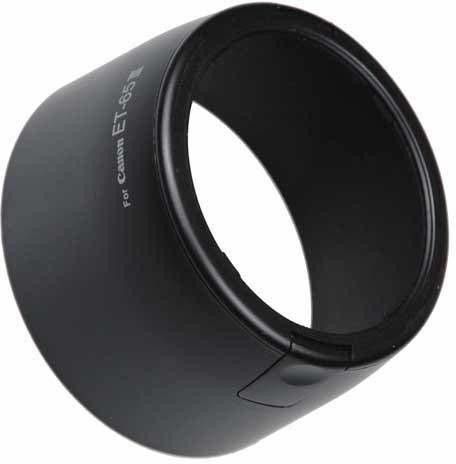 SUPERNIC Bayonet Lens Hood (ET-65III) EF 85mm f/1.8 USM, 100mm f/2 USM, 135mm f/2.8 SF, and Other EF Telephoto Zoom LensesLens Hood-image-12