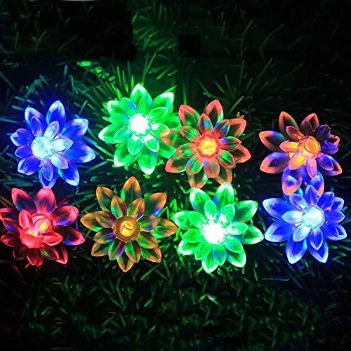 20 LEDs 4.04 m Multicolor Steady Flower Rice Lights-image-40