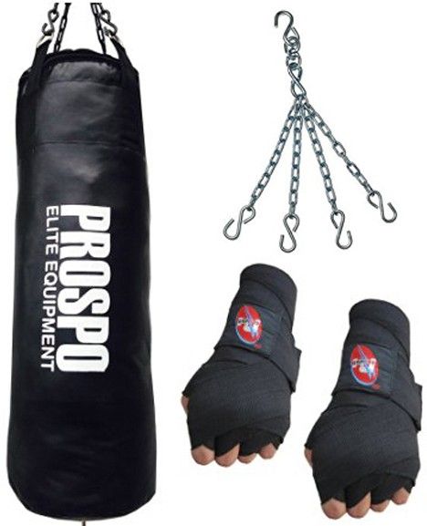 24" Synthetic Leather Extra Heavy duty Pack Boxing Kit-image-21