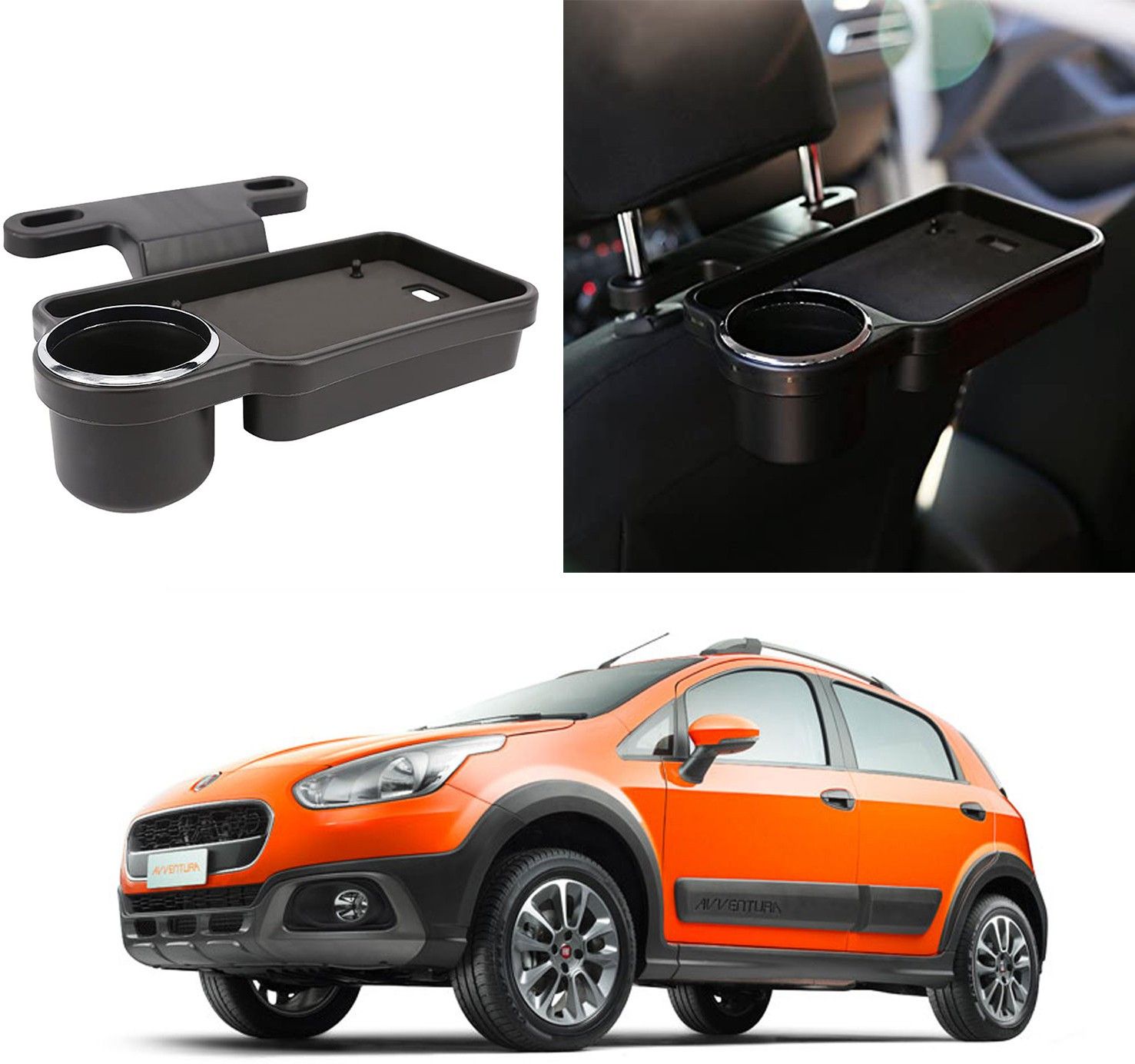 oshotto HEADREST-TRAY-40 Food Dining Cup Holder Tray Table-picture-11