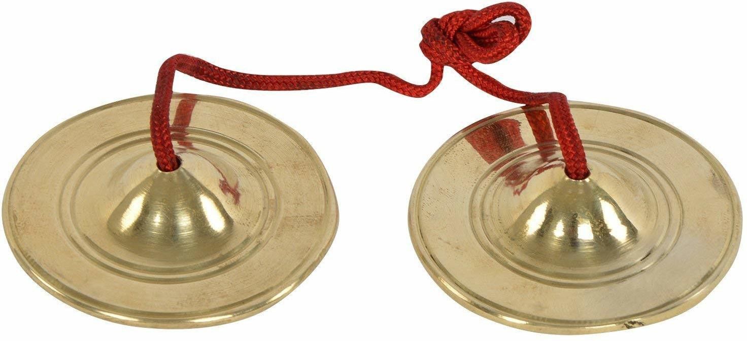 Manjeera Religious Musical Instrument (Small, Dia 2.5 Inches) Kartal Instrument Kartal Instrument-image-38