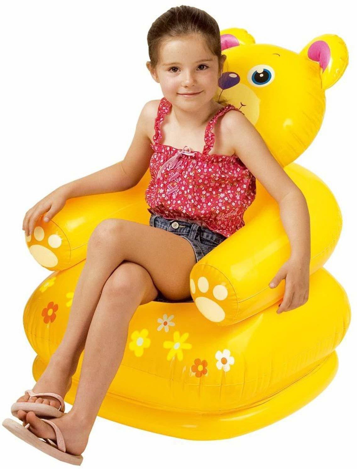 Inflatable Kids Happy Teddy Air Chair/Sofa for Kiddos Inflatable Sofa Chair-image-30