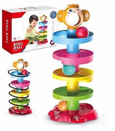 Toddler Early Development Educational Toy Stack Drop, Go Ball Ramp Toy Set-image-17